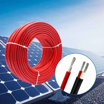 주문 4mm2 틴 구리 선도자 PV 태양 전지 케이블 1000V 1 코어 CE UL 인증 online manufacture