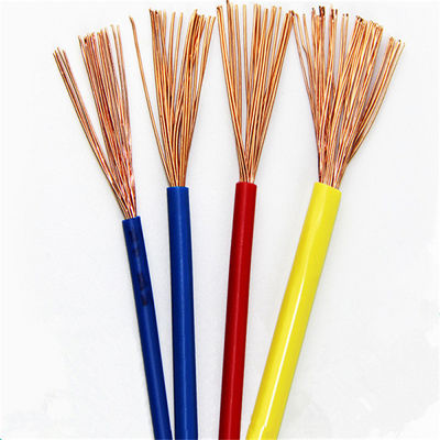 주문 전기 단일 코어 구리 와이어 4mm 450V 사용자 정의 가능한 PVC 전력 케이블 online manufacture