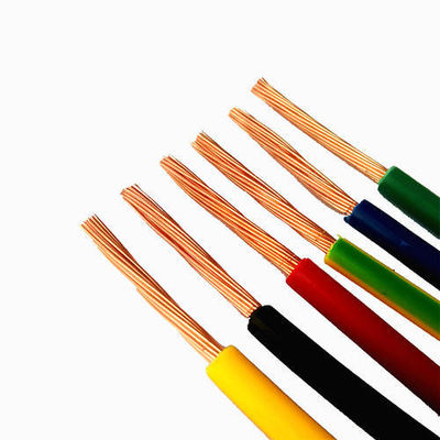 주문 맞춤형 길이 PVC 코팅 구리 와이어 방화 retardant BVR 와이어 가구 online manufacture