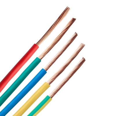 주문 건설 단일 코어 구리 와이어 BV 10mm XLPE 케이블 지하 online manufacture