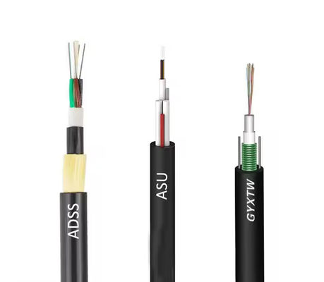 주문 고 보안 중앙 광섬유 케이블 GYXTC8S 장갑 광섬유 케이블 online manufacture
