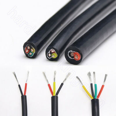실리콘 멀티 코어 와이어 0.3mm ~ 6mm2 / 3 / 4 코어 틴 구리 케이블 유연