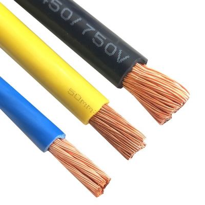 BVR PVC 전력 케이블 단일 사용자 정의 길이 코어 PVC 와이어 에너지 효율성