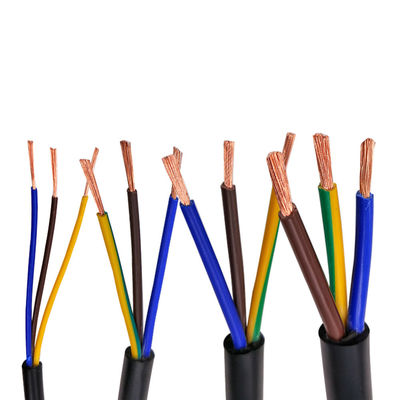 PVC 단열 유연 케이블 2코어 3코어 4코어 5코어 고전압 1.5mm 2.5mm 4mm 와이어