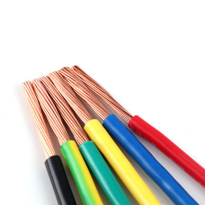 IEC 60227 4mm BV 고형 스트랜드 구리 와이어 맞춤형 PVC 단열 케이블