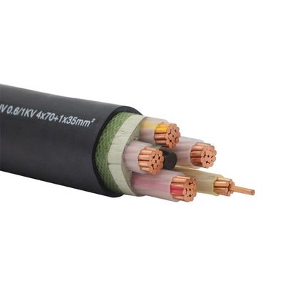 CE 인증 YJV22 전기 전력 케이블 XLPE 단열 및 0.6/1KV 등급 전압