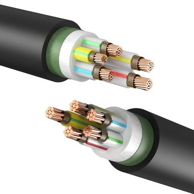 전력 전송 고전압 고열 PVC 자켓 구리 전선 및 케이블 0.6/1KV