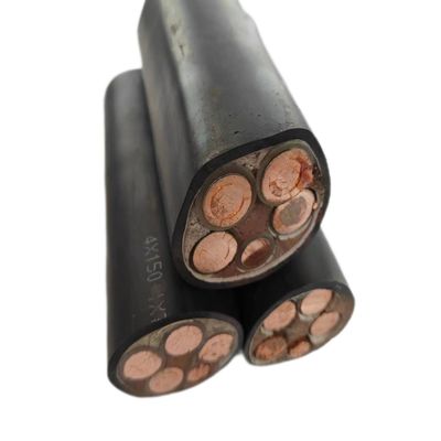 고체 Yjv Yjlv 선도자 Xlpe PVC 전력 케이블 0.6/1kv 건설용
