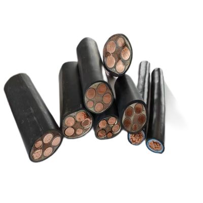 나이/나이 케이블 20-400mm2 크기 저전압 4 코어 전력 케이블 XLPE PVC 고무 단열