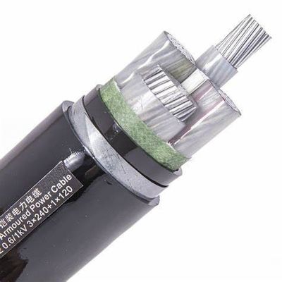 IEC 60227 표준 XLPE 전력 케이블 4*240mm2 1kv 알루미늄 선도자