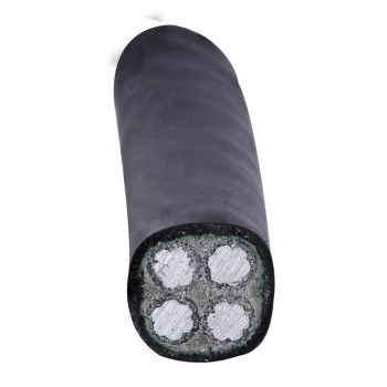 240mm 알루미늄 XLPE 4 코어 장갑 케이블 산업 건설